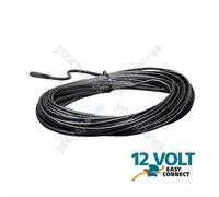 Mains Cable SPT1 for Outdoor Lighting 15M Garden Lights Extension Cable Black
