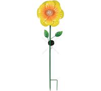 Luxform Lighting Anemone Metal Flower Solar Stake Light