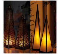 Luxform Lighting Battery Powered Pyramid Lamp Outdoor or indoor use