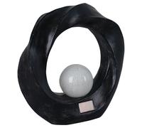 Luxform Lighting Crescent Solar Powered Polystone Garden Ornament [EEK: A+++]