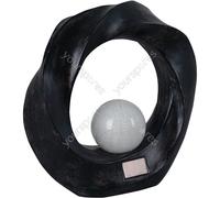 Luxform Lighting Crescent Solar Powered Polystone Garden Ornament