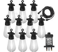 Luxform Lighting Hawaii 24V 10 Pack Festoon Lights with Warm White Bulbs