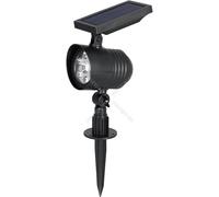 LED Solar Garden Spotlights PACK OF 2 Luxform Lighting Lazise Energy Efficient [EEK: A+++]