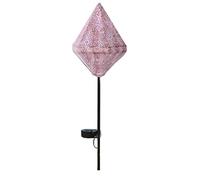 Luxform Lighting Solar LED Oriental Spike Light - Pack of 4 (Pink)