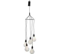 Luxform Name 5-Set Diamond Spiral Filament Battery Pendant Light with 24HR Timer.