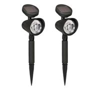 Luxform Pack Of 2 Lazise Solar Spotlight