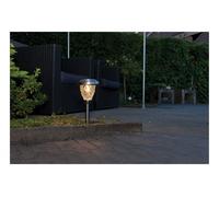 Luxform Saint Etienne Solar LED Spike Light in Silver Luxform Silver