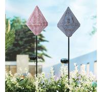 Luxform Solar LED Moroccan Stake Light Blue