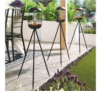 Luxform Solar Lighthouse Tripod Light 15 Lumens in Black Luxform Black