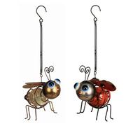 Luxform - Solar Metal Insect Hang Bee & Lady Bug