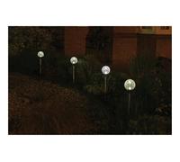 Luxform Solar Palma Garden Spike Stainless Steel 12Pk in Silver Luxform Silver