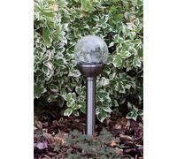 Luxform Solar Pilar Garden Spike Stainless Steel in Silver Luxform Silver
