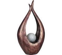 Luxform Solar Polystone Flame Effect, Embrace in Copper Luxform Copper