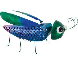 Luxform Solar Powered Garden Outdoor LED Dragonfly Bird Animal Ornament Statue