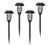 Solar Stake Led Light Le Mans 4Pk Luxform Black One Size