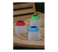 Luxform Solar Tumbler Table Lights Green, Blue, Pink 12Pk in Green Luxform Green