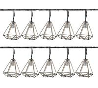 Luxform Sousse 10 Light LED String Light, Festoon, Party Lights Hang from Gazebo, Marquee, Patio, Bar, Porch, Pergola for Weddings, BBQ's, Parties IP44