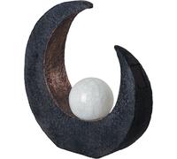 Luxform Sunrise Solar Powered Garden Ornament in Black Luxform Black