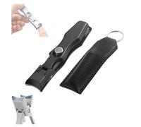 Luxgrip German Nail Clippers, Ultra Sharp Sturdy Anti Splash Stainless Steel Toe Nail Clippers, Luxgrip Nail Clippers for Seniors Thick Nails (B)