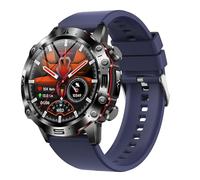 Luxi-um Shield - Durable Smart Watch for Men, Luxi-um Smart Watch for Men, 1.43" Hd Display, Ip68 Waterproof, 100+ Sport Modes, Bluetooth Call with All Smartphones for Fitness Sports (Blue)