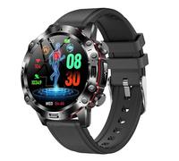 Luxi-um Shield - Durable Smart Watch for Men, Luxi-um Smart Watch for Men, 1.43" Hd Display, Ip68 Waterproof, 100+ Sport Modes, Bluetooth Call with All Smartphones for Fitness Sports (Leather1)