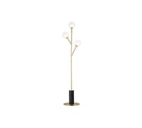 Luxia Abel 3 Light Floor Lamp - Satin Brass