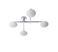 Luxia Beaufort Bathroom 4 Light Semi-Flush Ceiling Light - Polished Chrome