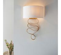 Luxia Bijou Flush Wall Light - Gold Leaf