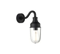 Luxia Delilah Outdoor Wall Lantern - Matt Black