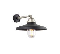 Luxia Dixie Outdoor Wall Light - Matt Black