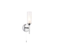 Luxia Flute Bathroom Wall Light - Polished Chrome