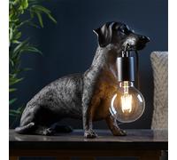 Luxia Gracey The Dachshund Table Lamp - Matt Black