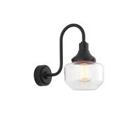 Luxia Hazel Outdoor Wall Light - Matt Black