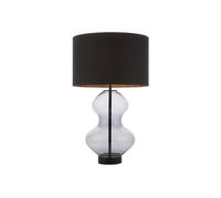 Luxia Jura Touch Glass Table Lamp - Matt Black