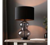 Luxia Jura Touch Glass Table Lamp - Matt Black