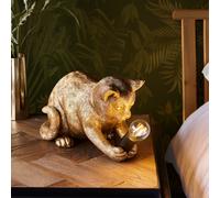 Luxia Koko The Kitten Table Lamp - Antique Gold