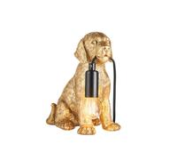 Luxia Luna The Labrador Table Lamp - Antique Gold