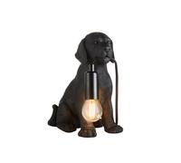 Luxia Luna The Labrador Table Lamp - Matt Black