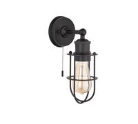Luxia Mew Bathroom Wall Light - Matt Black
