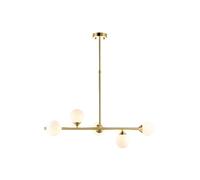 Luxia Peony 5 Light Bar Pendant - Satin Brass