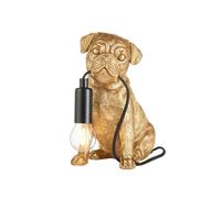 Luxia Pepper The Pug Table Lamp - Antique Gold