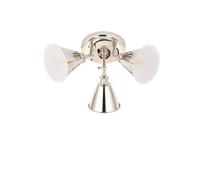 Luxia Sidney 3 Light Spotlight Plate - Bright Nickel