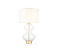 Kelda Shaped Table Lamp - Vintage White