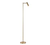 Luxia Swindon LED Floor Lamp - Brass