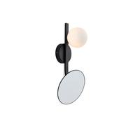 Luxia Tinsley Bathroom Mirror Wall Light - Matt Black