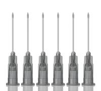 LUXIBOLL 100 Pack 22Ga 1 Inch/25mm Disposable with Cap for Lab Supplies, Pet, Poultry, and Industrial Dispensing Accessories