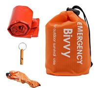 Luxiremi Emergency Sleeping Bags, Survival Bivouac Bag, Ultralight and Waterproof Emergency Sleeping Bag, Ideal for Camping, Hiking and Adventure