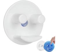 Luxiremi Smiley Face Sponge Holder, Scrub Sponge Holder, Suction Cup Scrub Holder for Sink, Kitchen Sponge Holder, Holder for Scrub Daddy Mommy Sink Organization(Sponges Not Included)