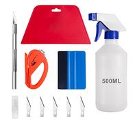 Luxiv Window Tint Application Tools Kit, 5 Pcs Vehicle Glass Protective Film Installing Tool Car Window Squeegee Automotive Scrapers Tint