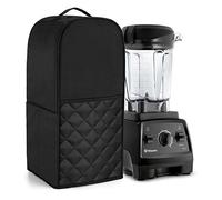 Luxja Blender Cover Compatible with Vitamix 64 oz. Low-Profile Blender, Black(quilted)